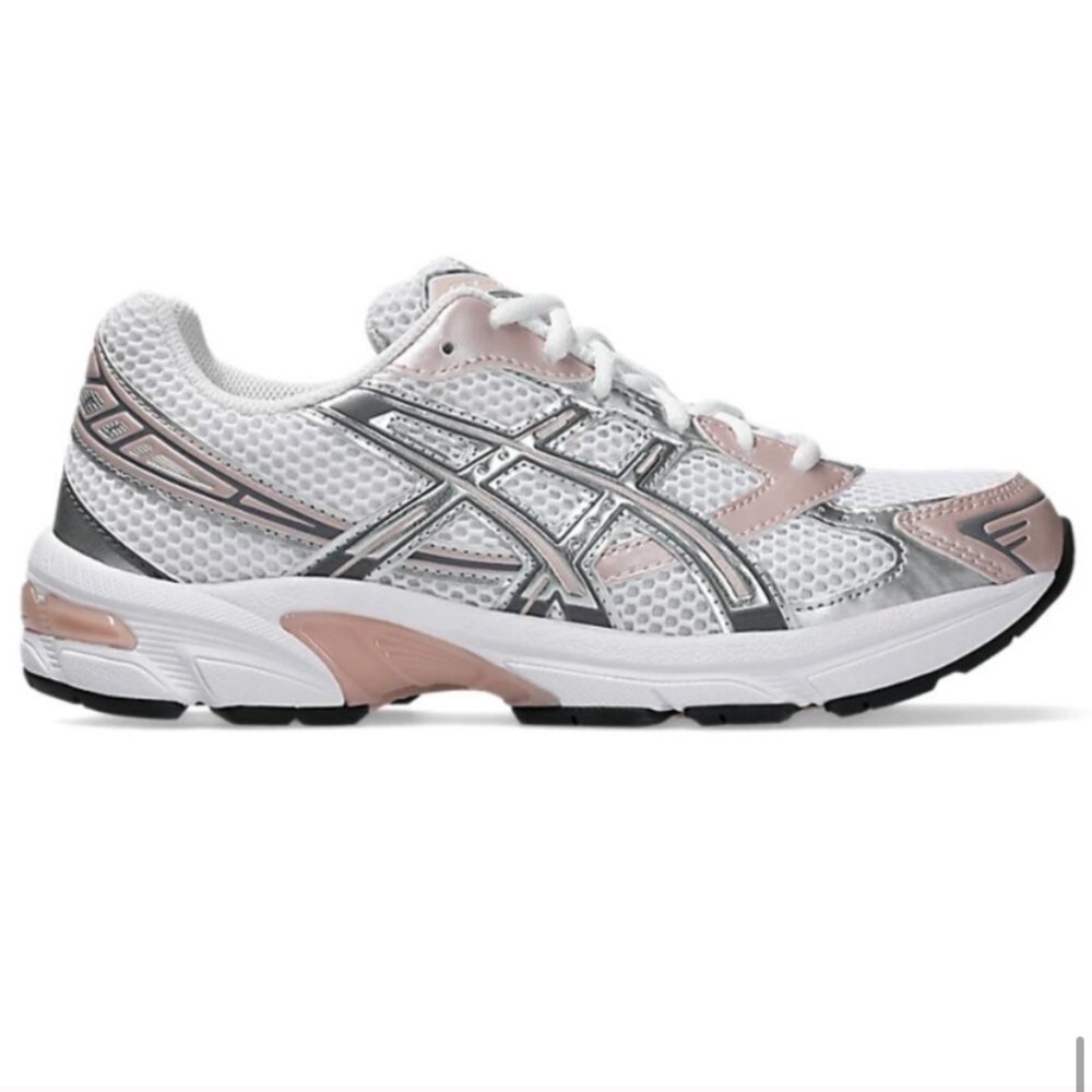 ASICS Unisex White/ Neutral Pink Gel 1130 Sneakers Men’s 8.5, Women’s 10